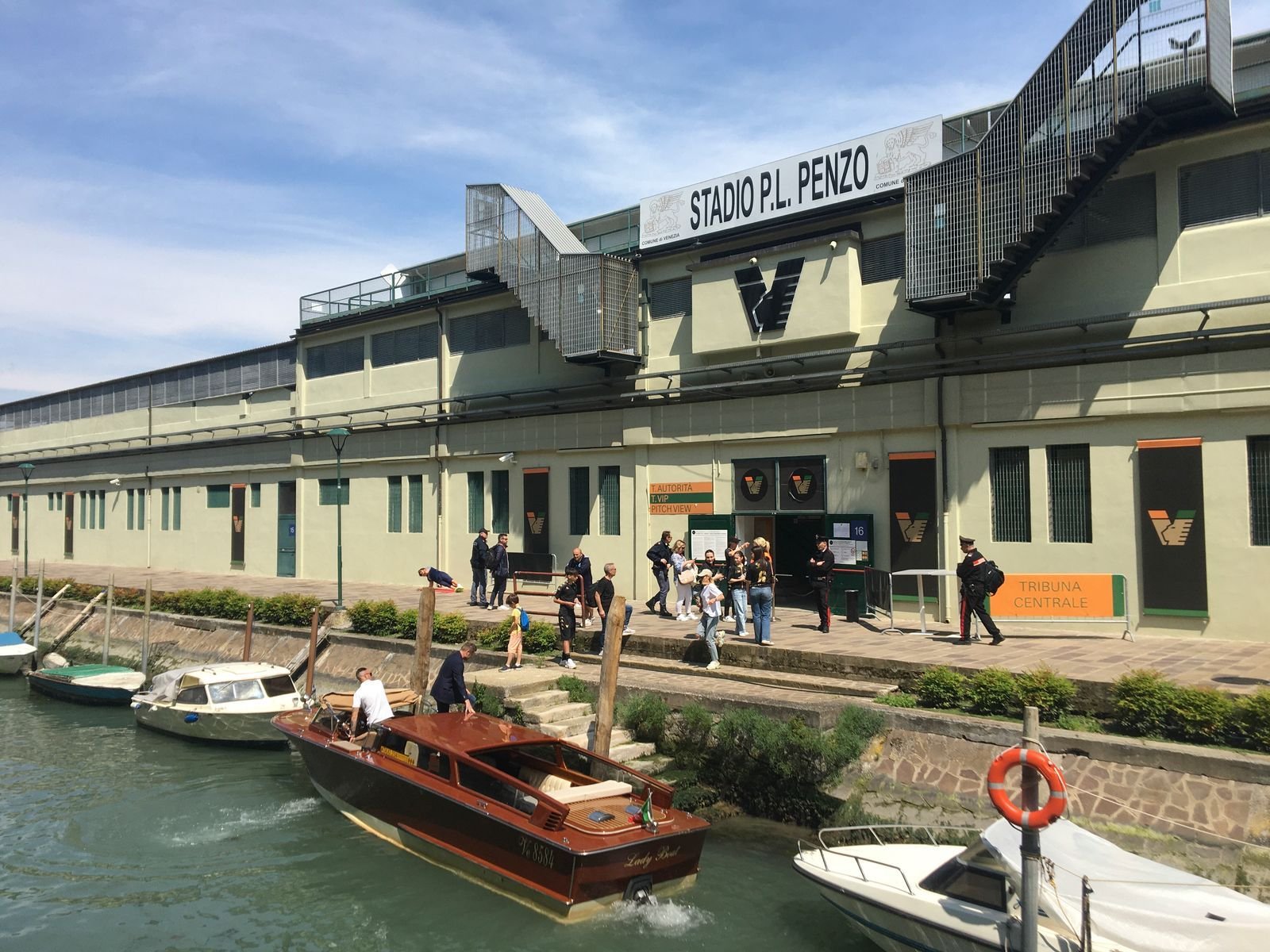 Stadio Penzo and the Venice lagoon on matchday